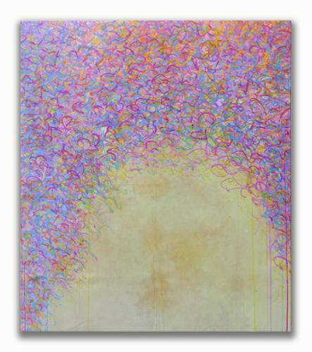 Nohi	 
"Rainbow Bridge"	
Acrylic on Canvas	
60" x 52"	
2019	
$5,000 plus tax